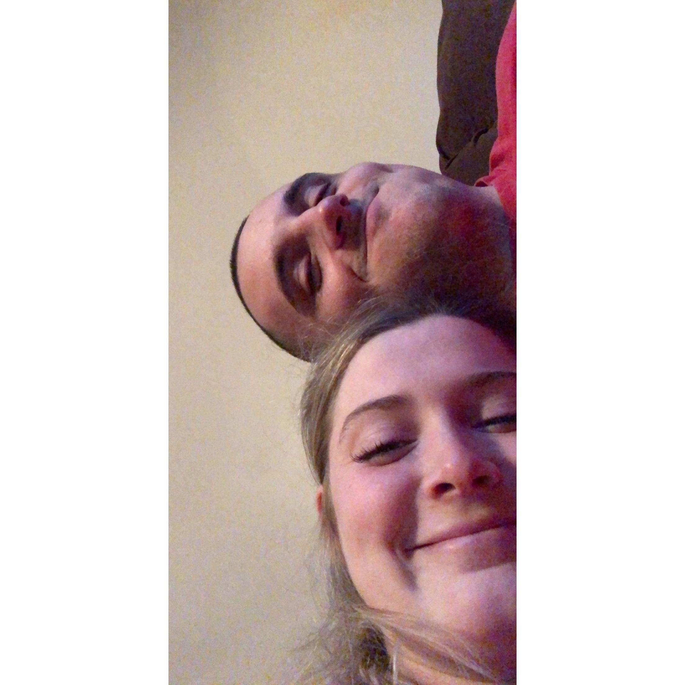 Our first picture together