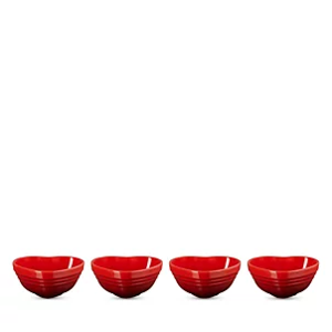 Le Creuset Mini Heart Pinch Bowl, Set of 4