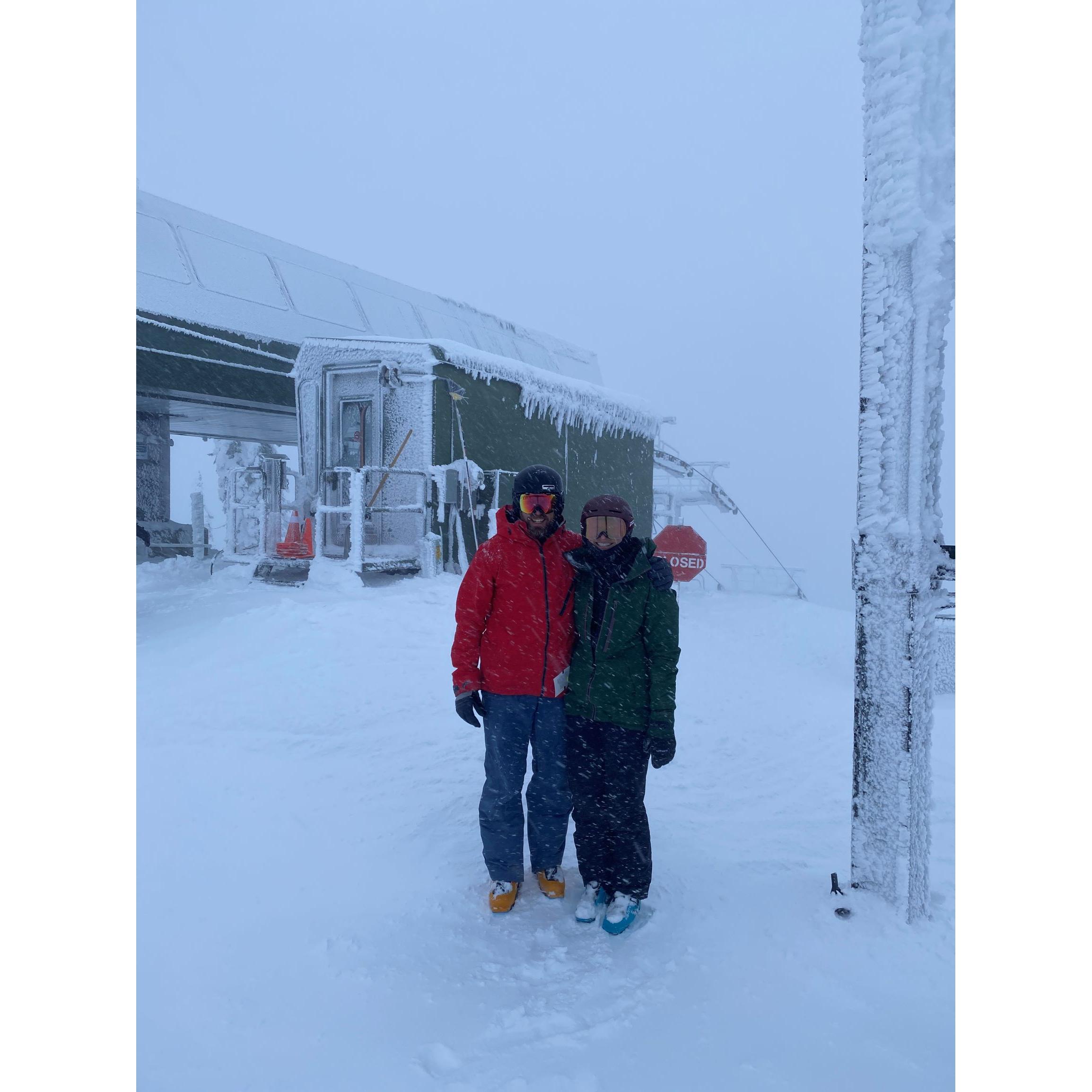 Back to where Cameron proposed...just a little chillier this time.