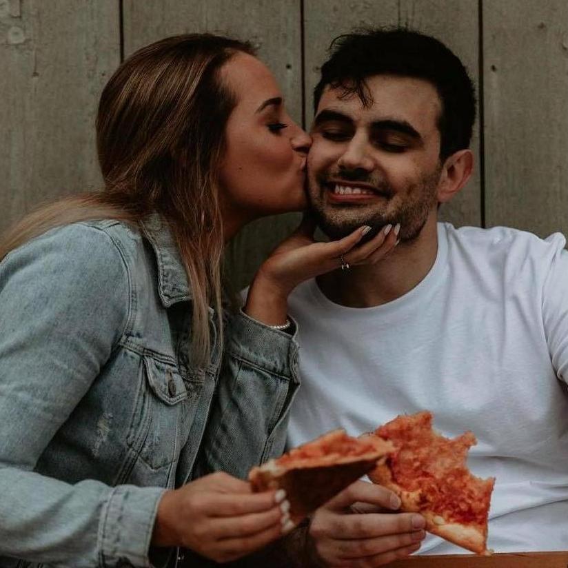 "You will always have a pizza my heart."