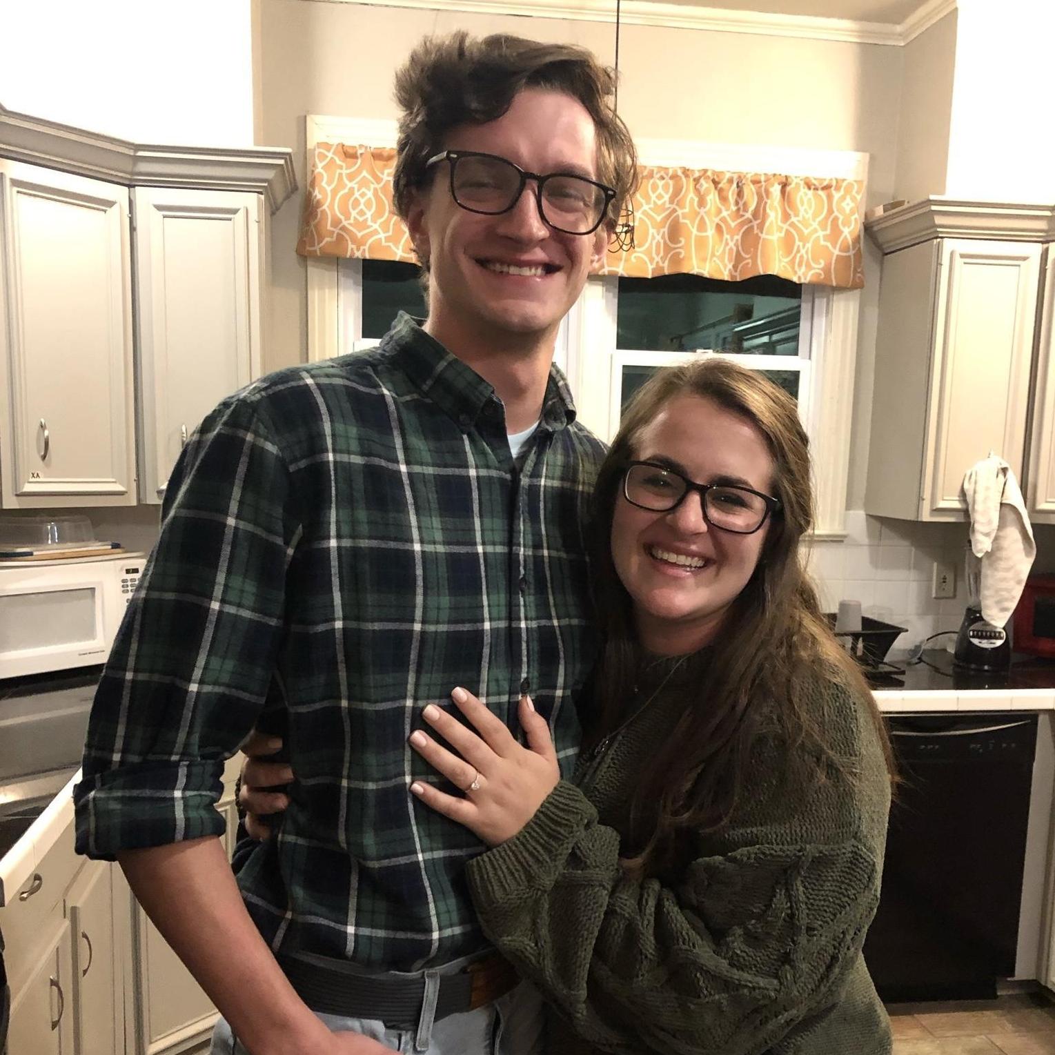 Moments after the proposal