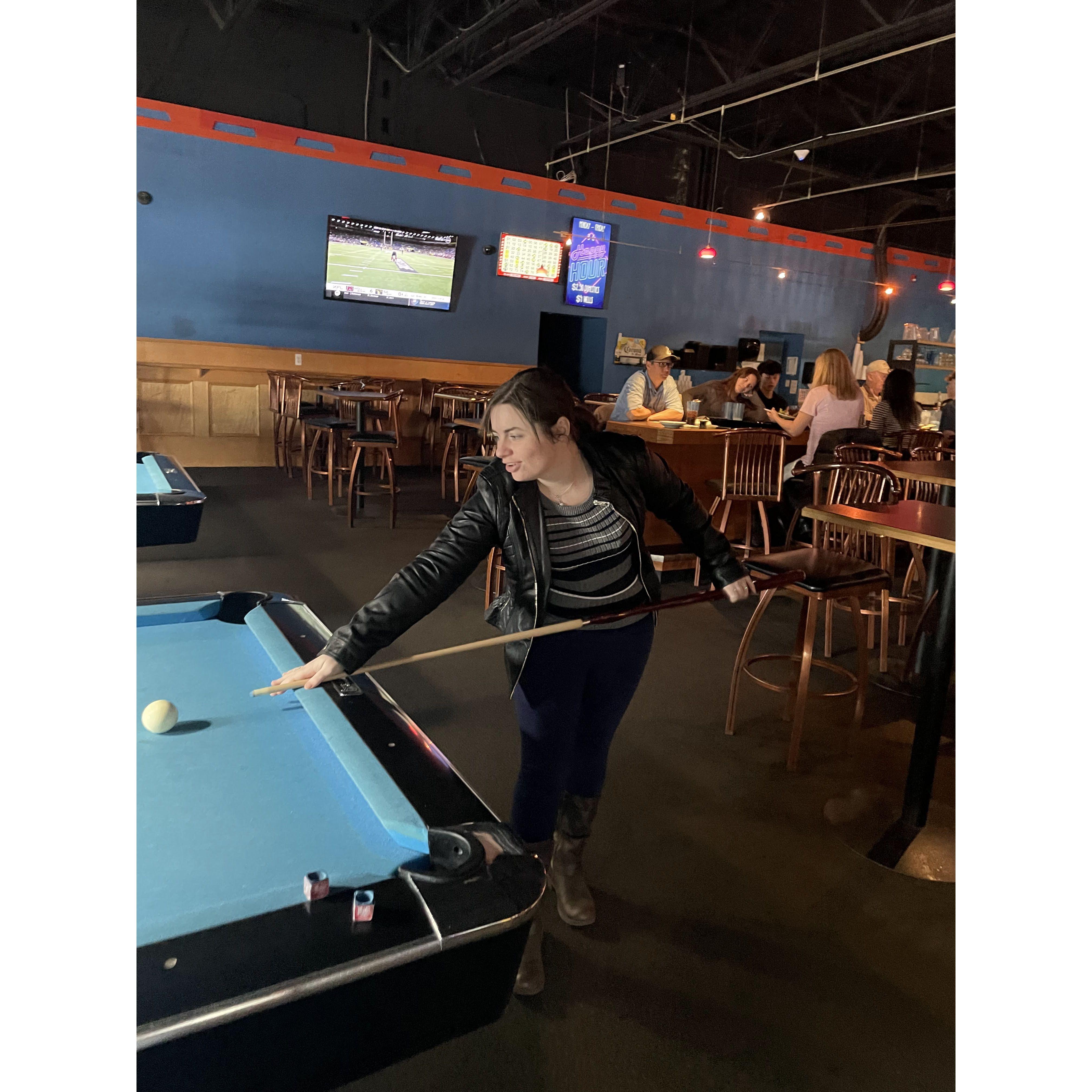 Pool Date Night