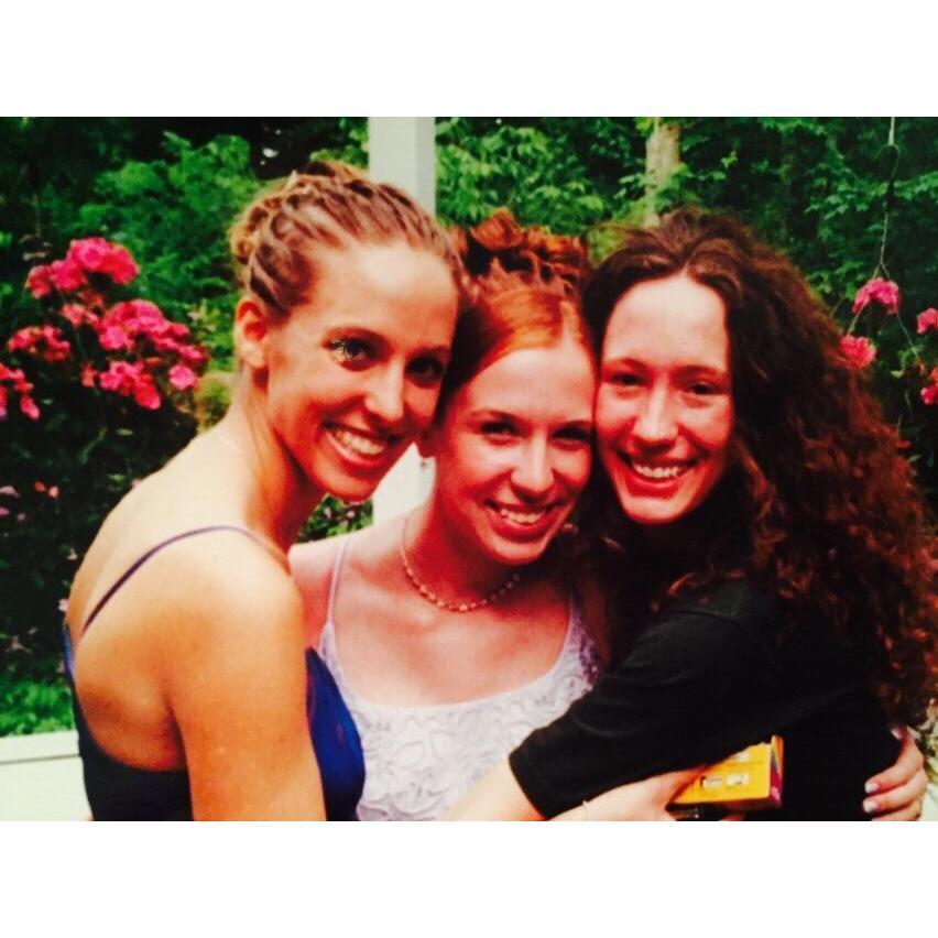 High school dance with bridesmaid Lauren and Shanko.