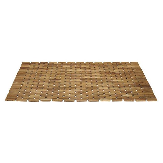 Keegan Roll Up Teak Shower Mat