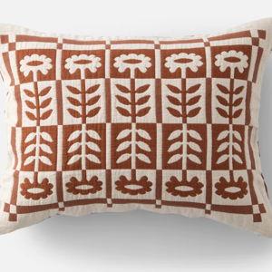 Stillwater Floral Sham (in Auburn)