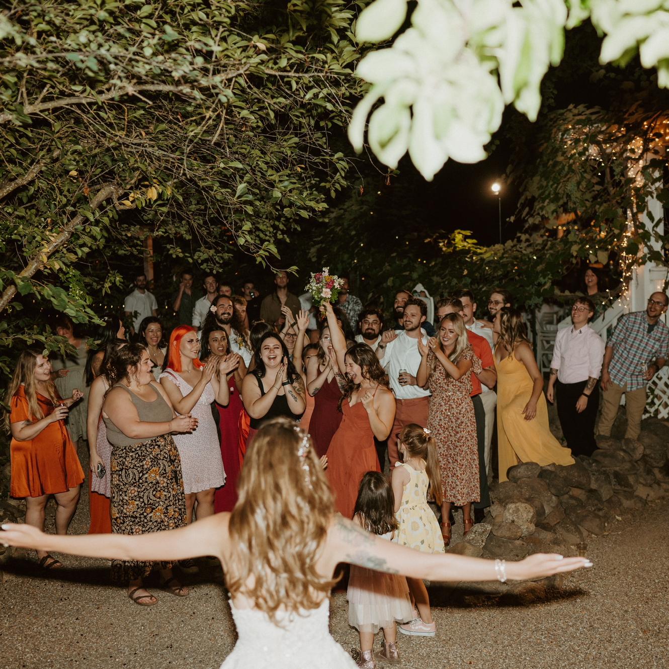 Caught the bouquet!!