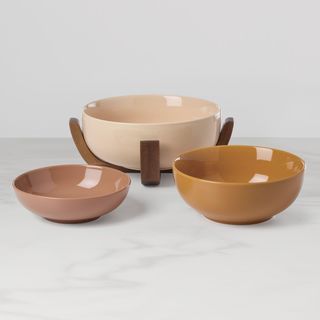 24 Seven Colors 4-Piece Nesting Bowl Set