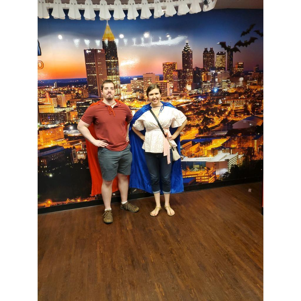 Our first date was an escape room!  
October 4th 2019