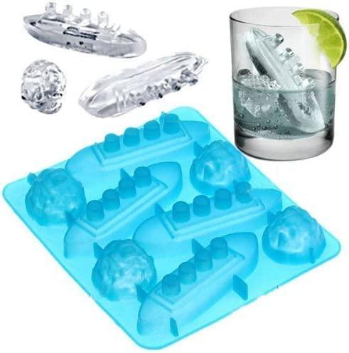 accessgood Titanic Shape Ice Tray