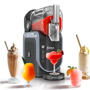 Ninja SLUSHi with RapidChill Technology, 88 oz. Frozen Drink & Slushie Machine, 5 Preset Programs, Margaritas, Frappés, and More, Premium Accents, Black, FS301