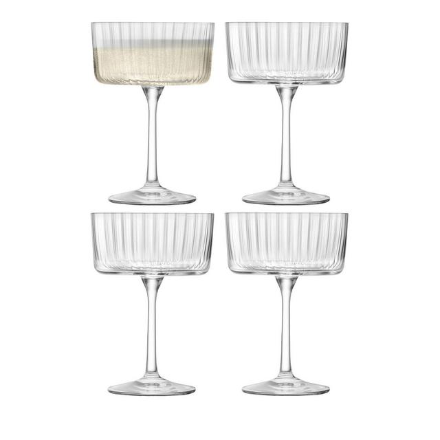 LSA Gio Line Champagne Cocktail Glass, Set of 4