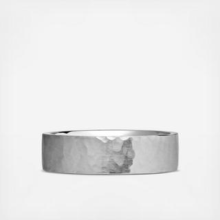 Men's Forged Polished Edge Wedding Ring