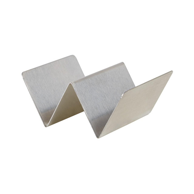 Winco Taco Holder, Stainless Steel, 1-2 Slots - Pack of 3