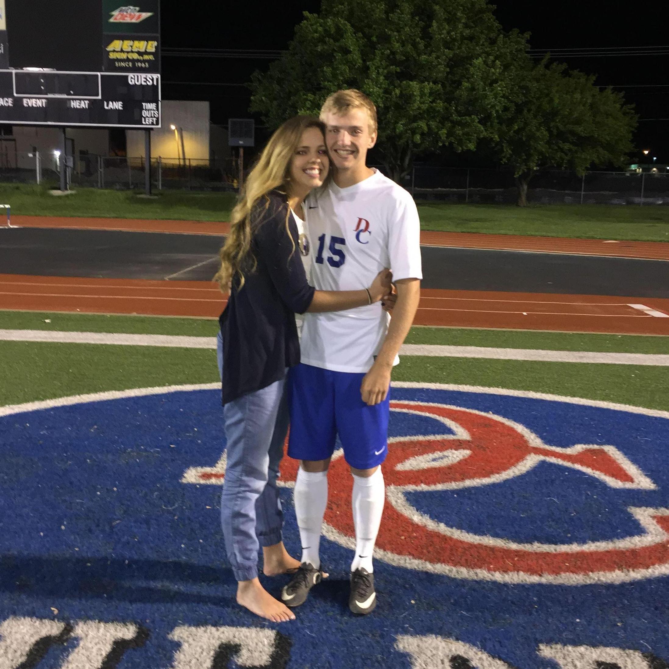 Ben's high school senior night for soccer