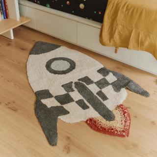 Astronaut Rocket Washable Rug