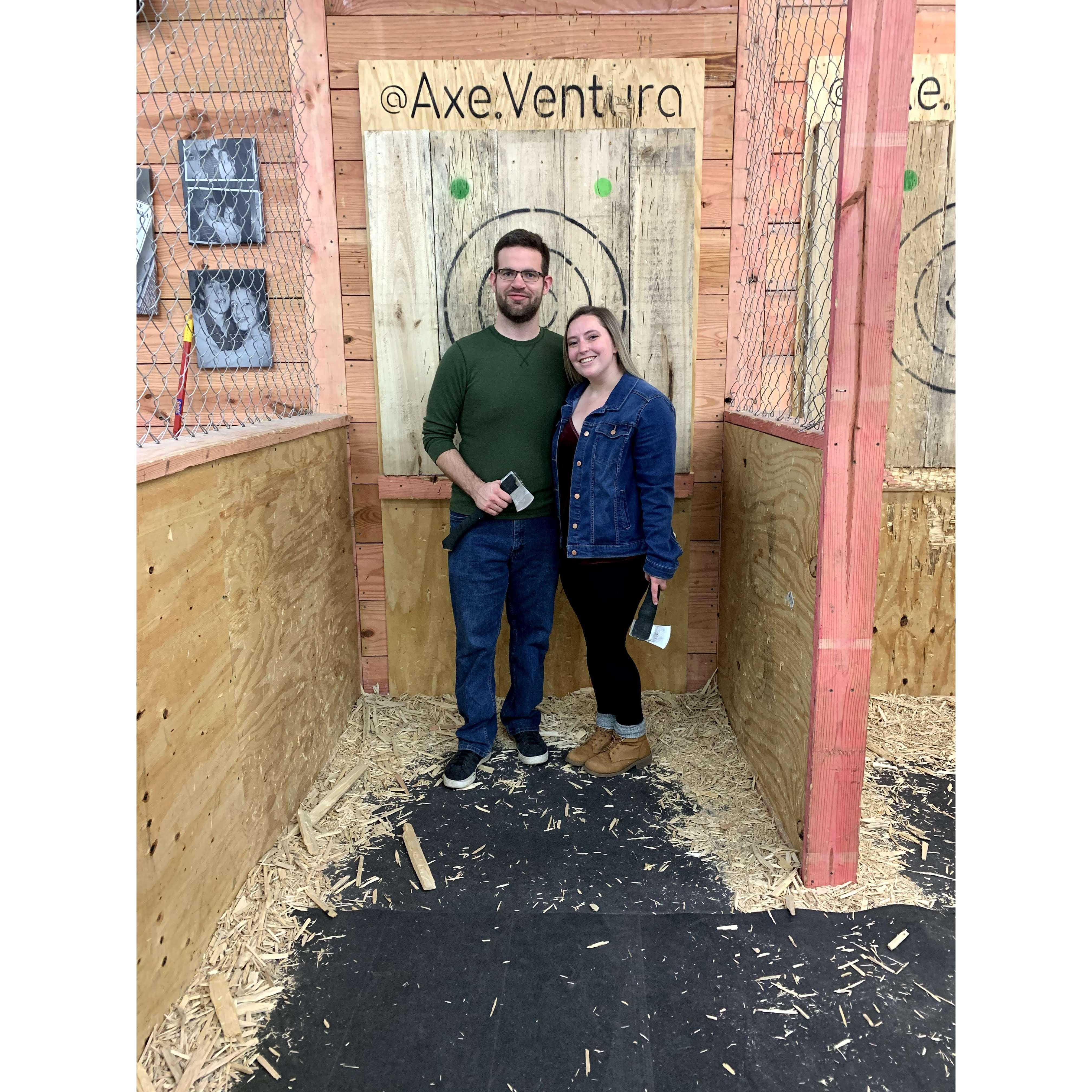 March 2021
Axe Throwing