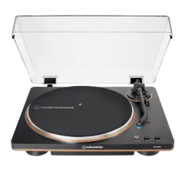 Audio-Technica - AT-LP70X-BZ Fully Automatic Belt-Drive Turntable - Black/bronze