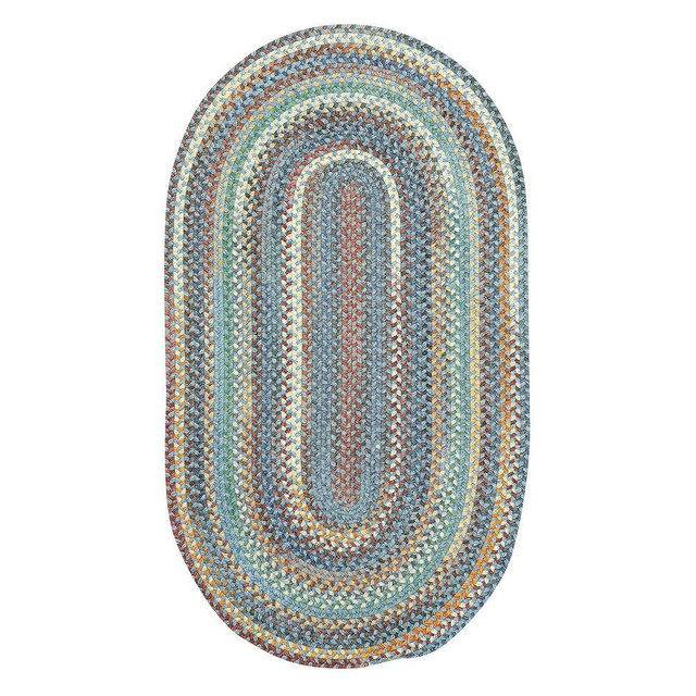 Capel American Heritage Legacy Blue 2'0"X3'0" Oval Braided Rug