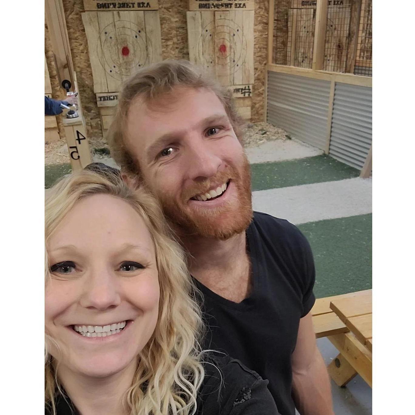 Axe throwing date!