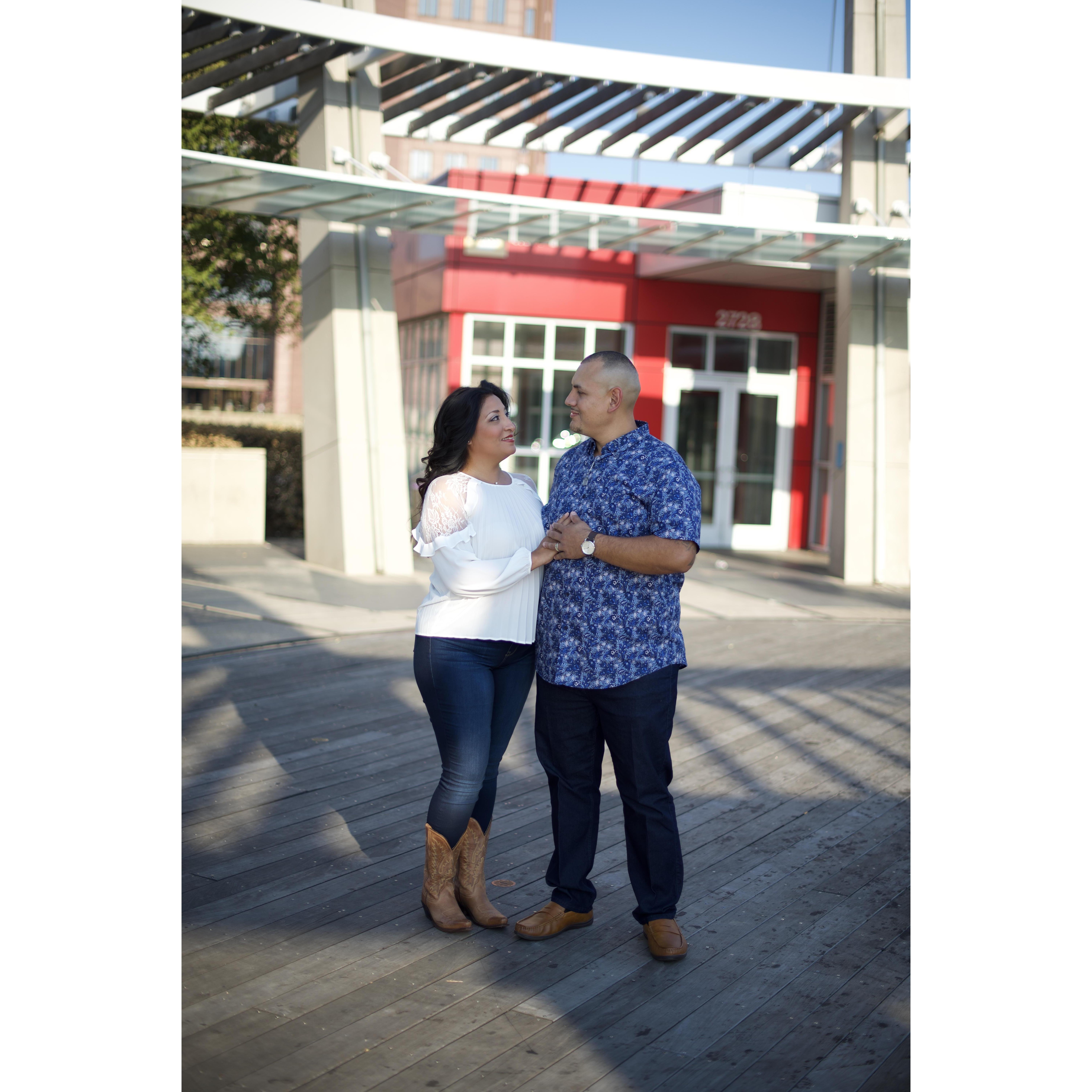 Our Engagement Photos - Uptown/City Place Station