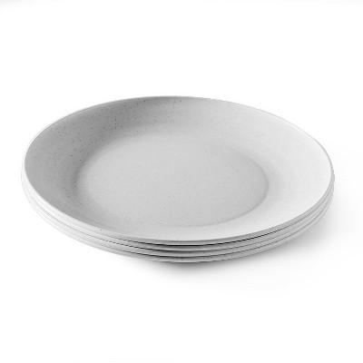 Microwaveable Plates 10.88" White Set of 4- Nordic Ware