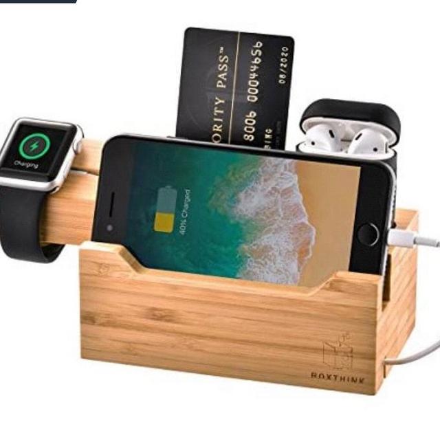 Wooden Bed-side Charging Station