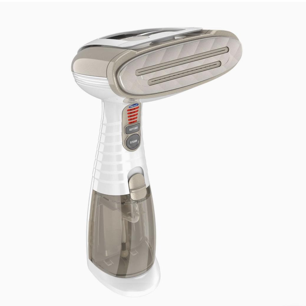 Conair Turbo ExtremeSteam Hand Held Fabric Steamer, White/Champagne