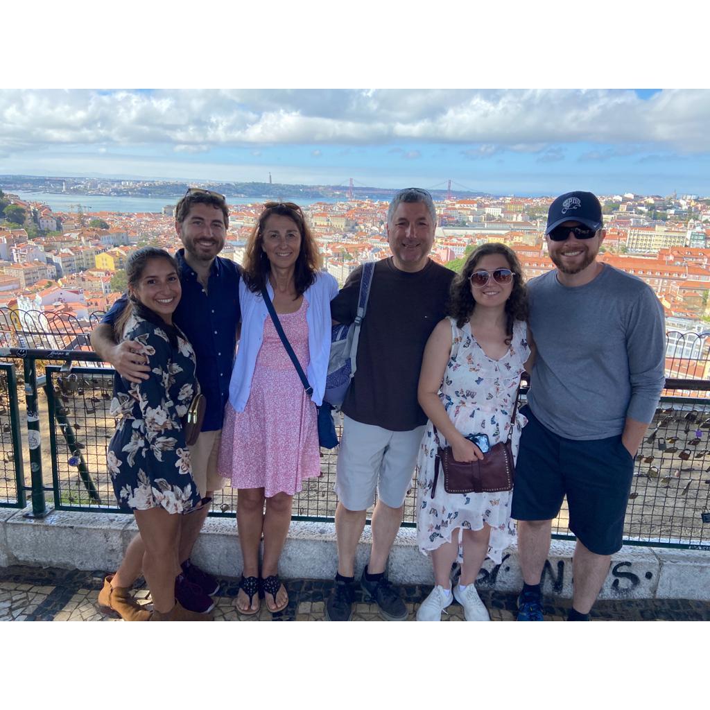 Nicole, Matt, Donna, Charlie, Carlye, Derek in Lisbon 2023