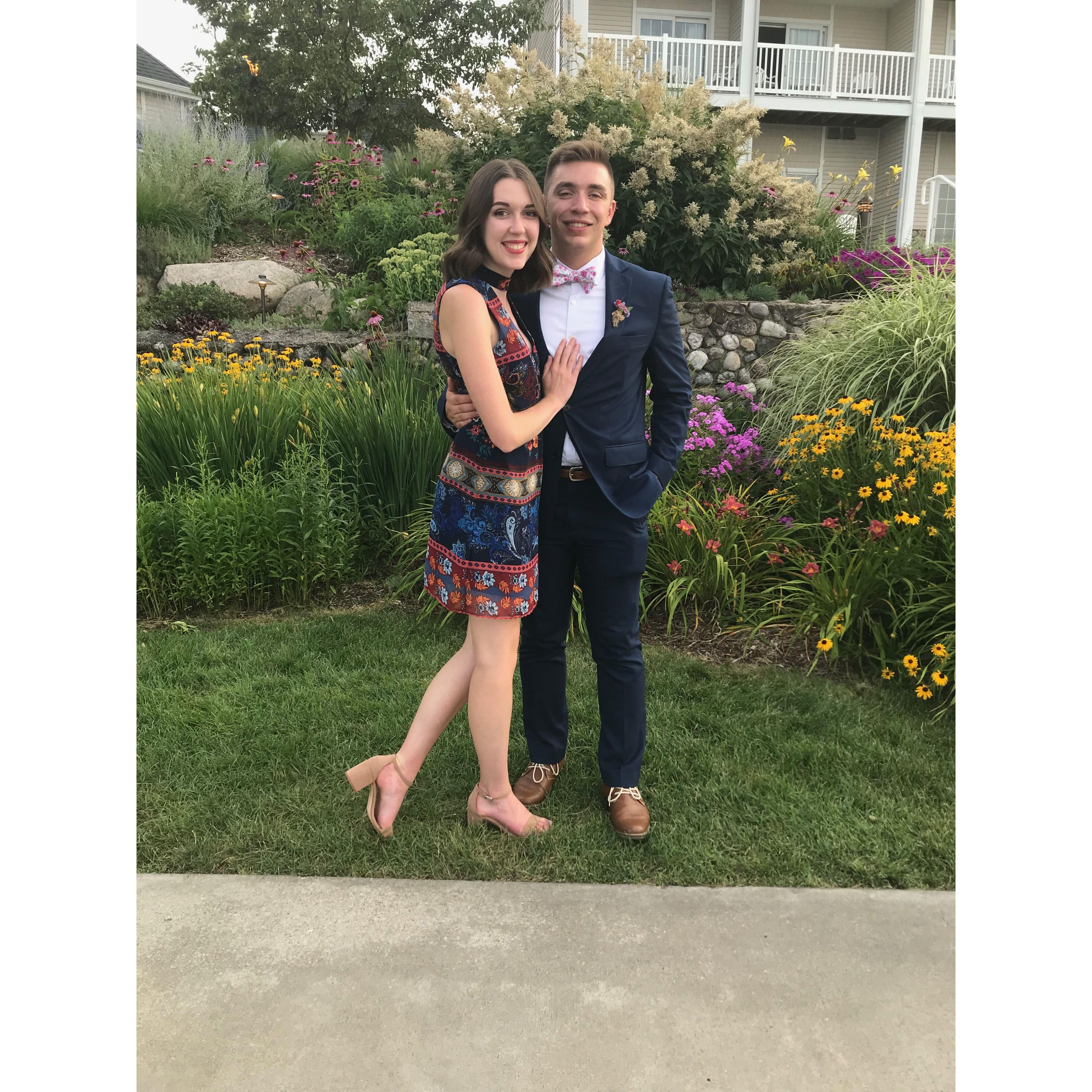 The first of many wedding dates.