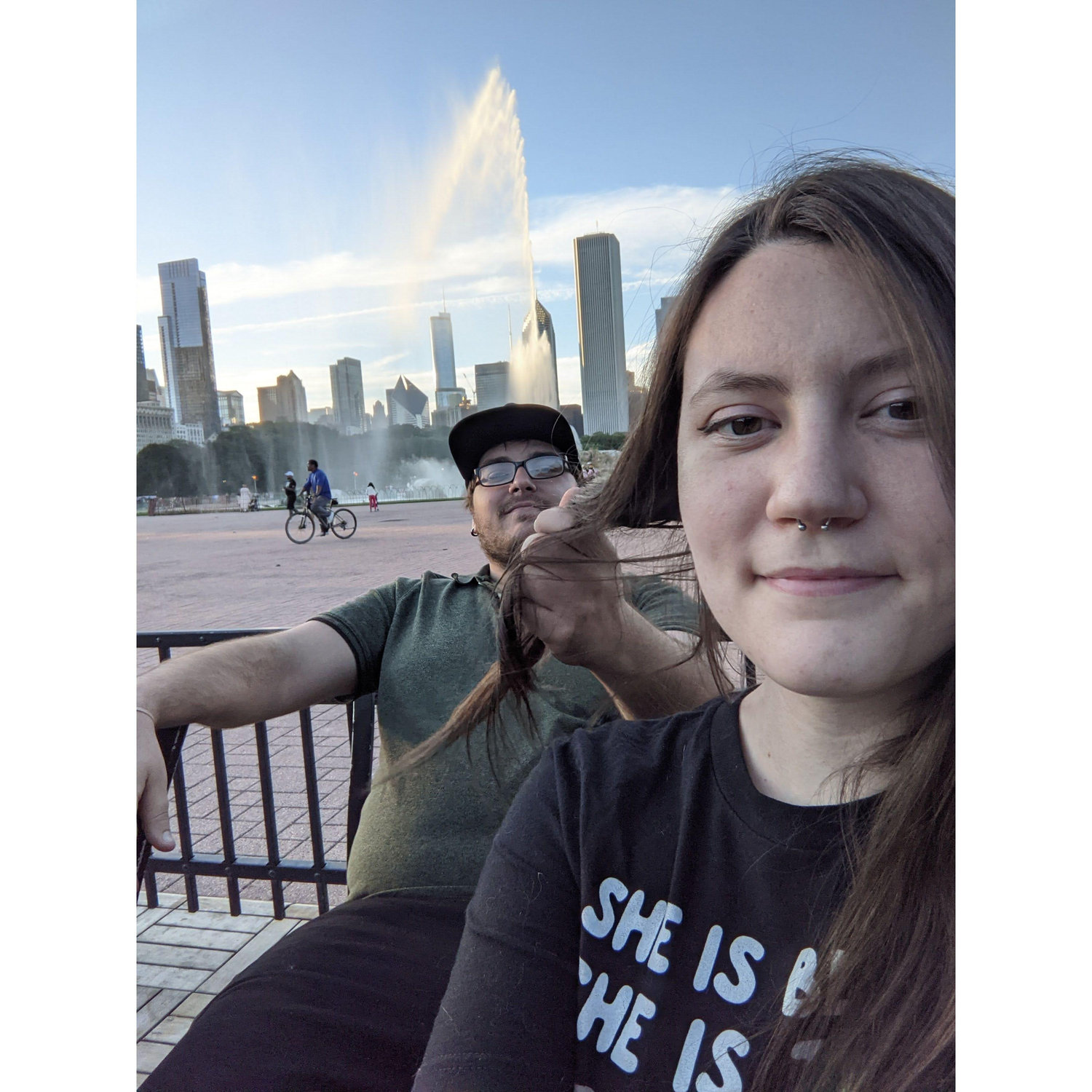 Being a little punk at the Buckingham Fountain