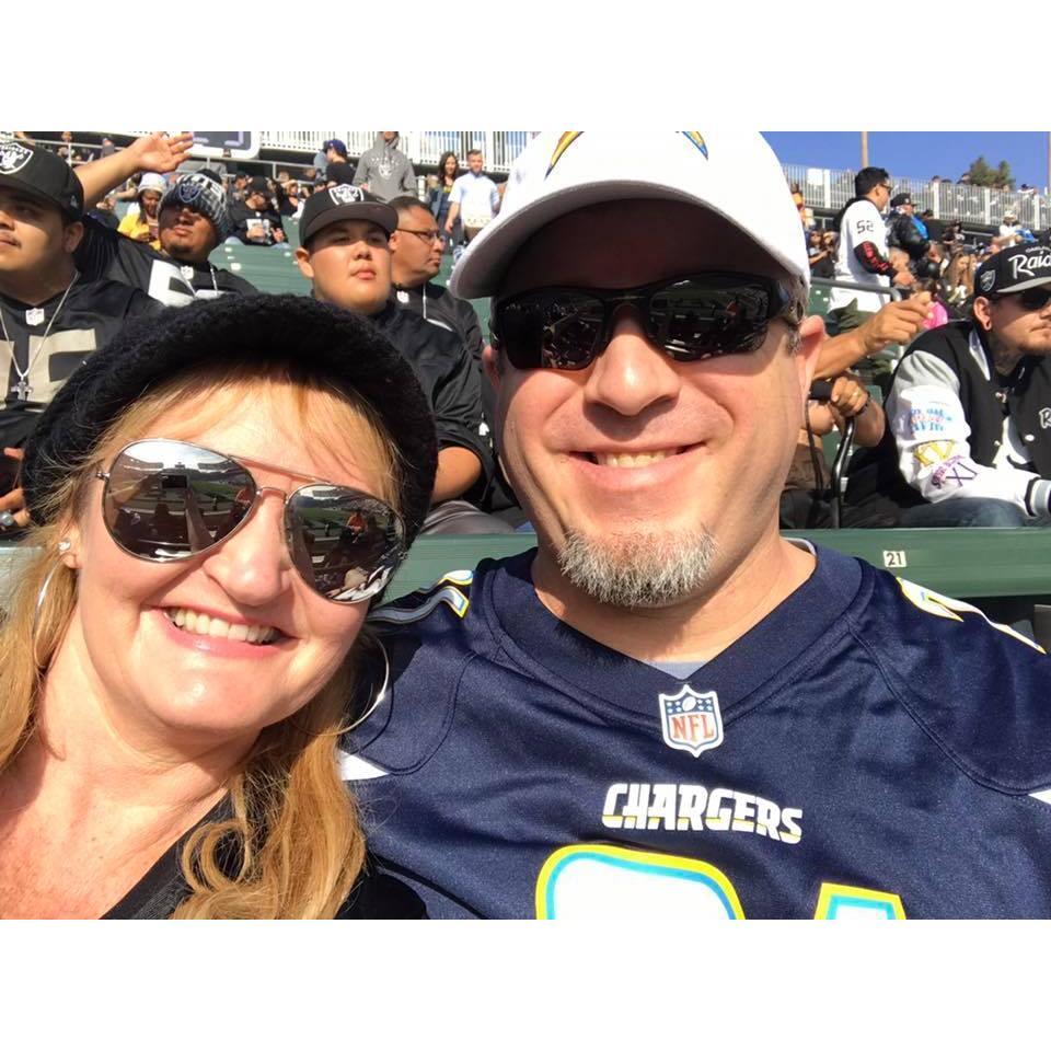 New Years Charger vs Raider game