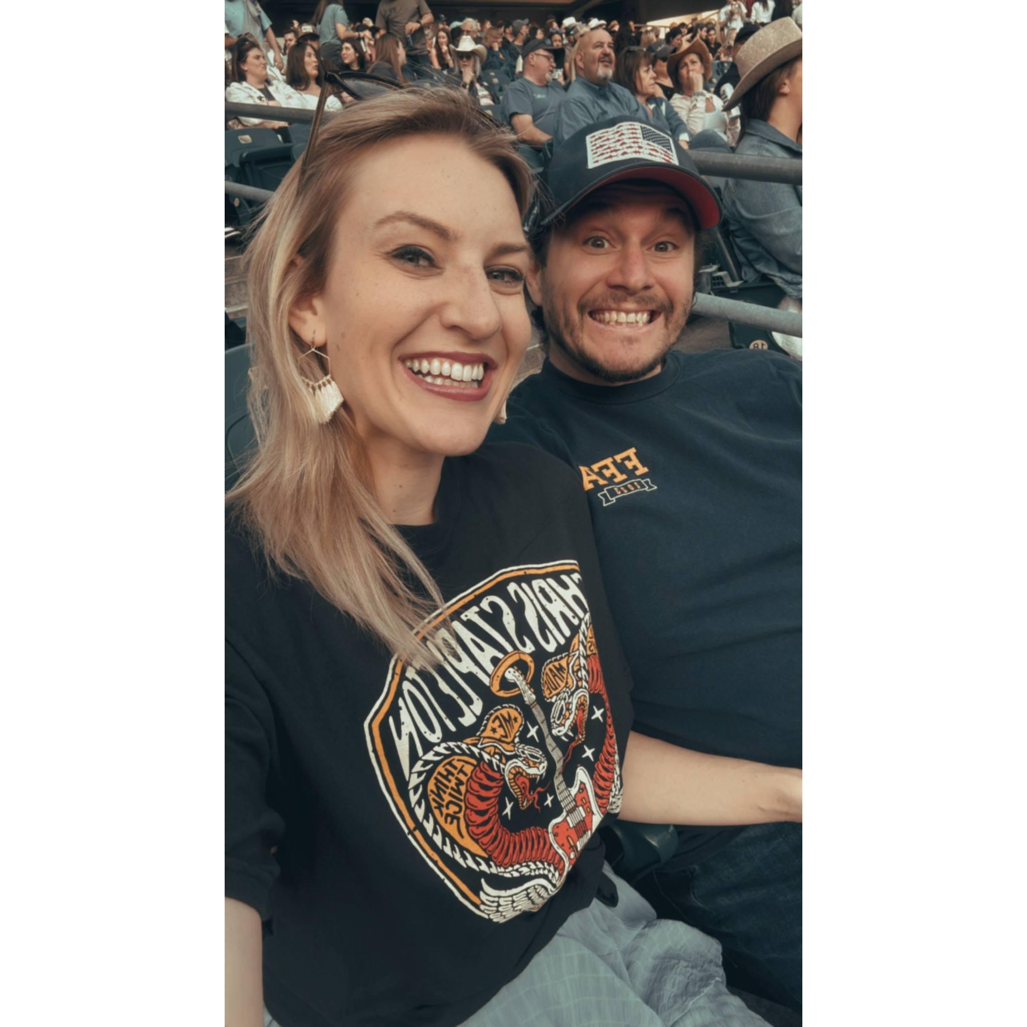 Amazing concert in the spring of 2025 Chris Stapleton, Parker McCollum and George Strait at the Philadelphia stadium among terrible Eagles fans haha