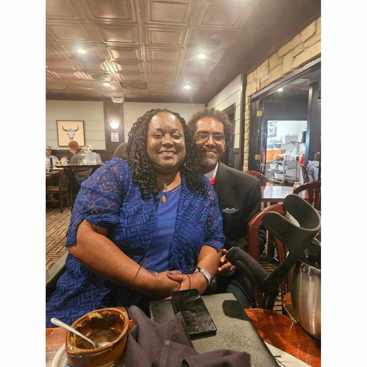 Anthony and Jokima the night of their engagement!