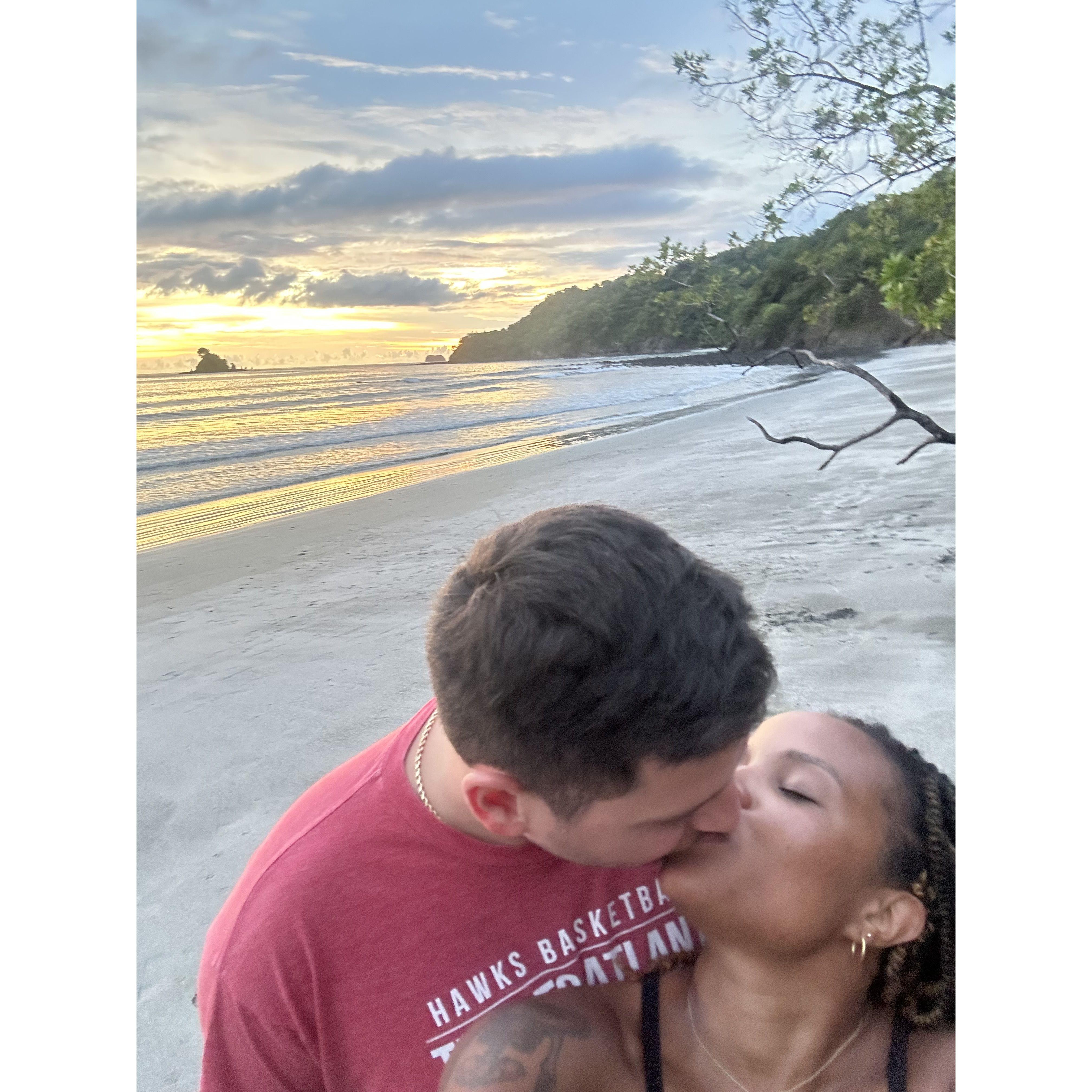 Costa Rica as newly engaged!