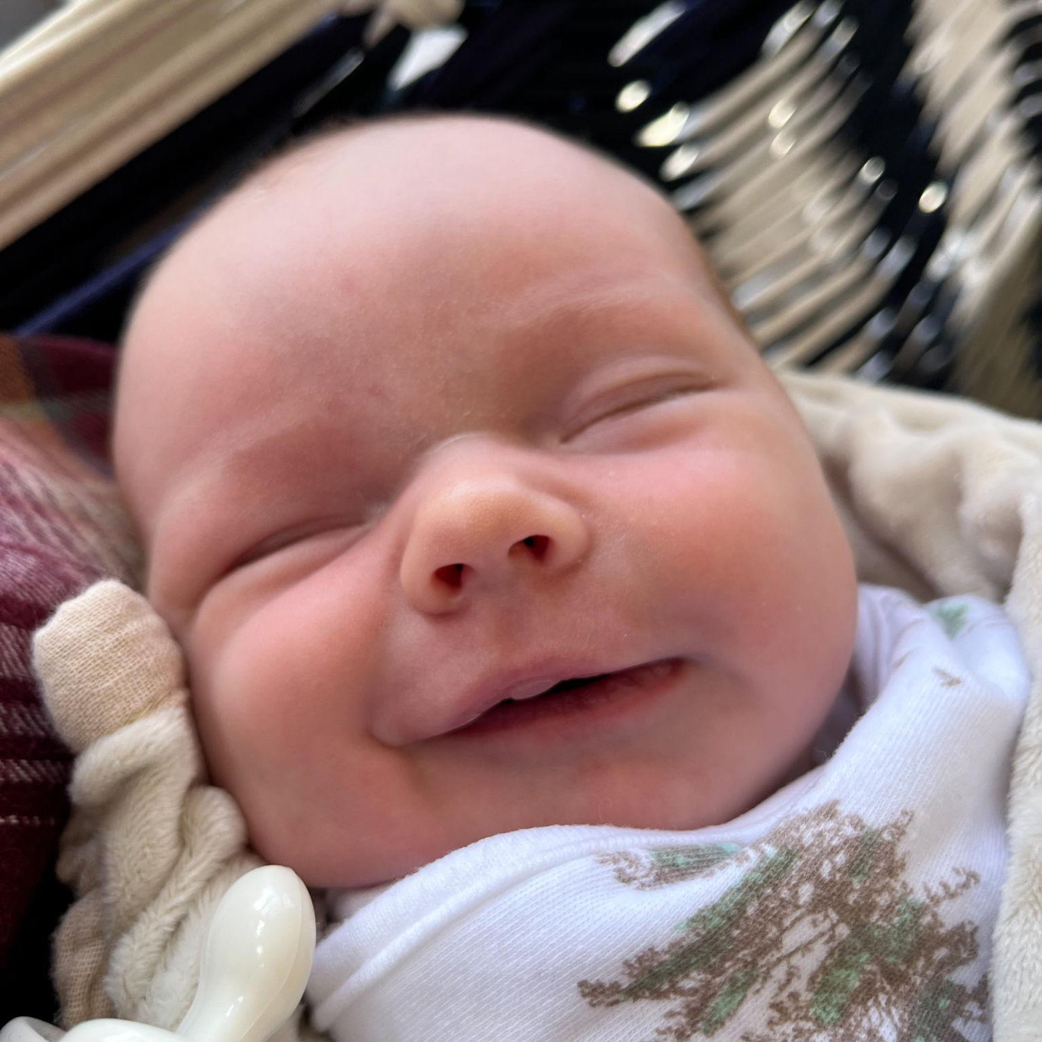 It might just be gas, but the early smiles are wonderful anyway