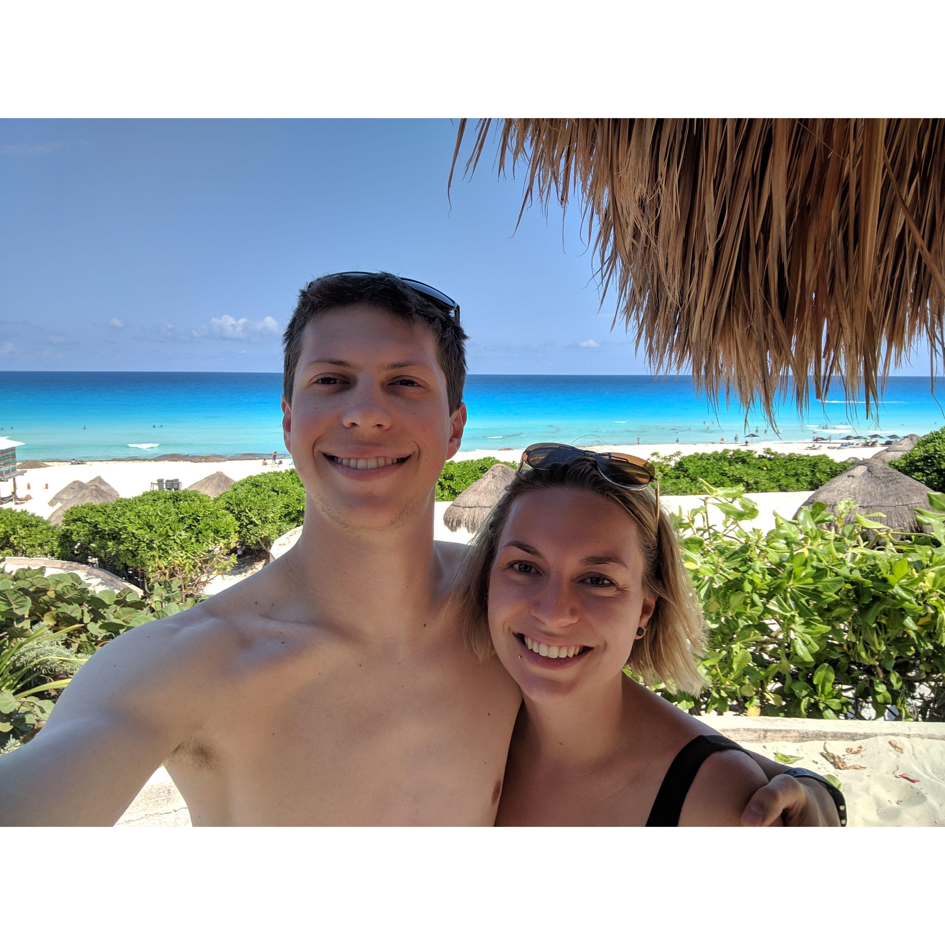 Cancun was our first time in Mexico together