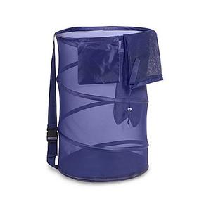Spiral Pop-Up Hamper in Navy Blue