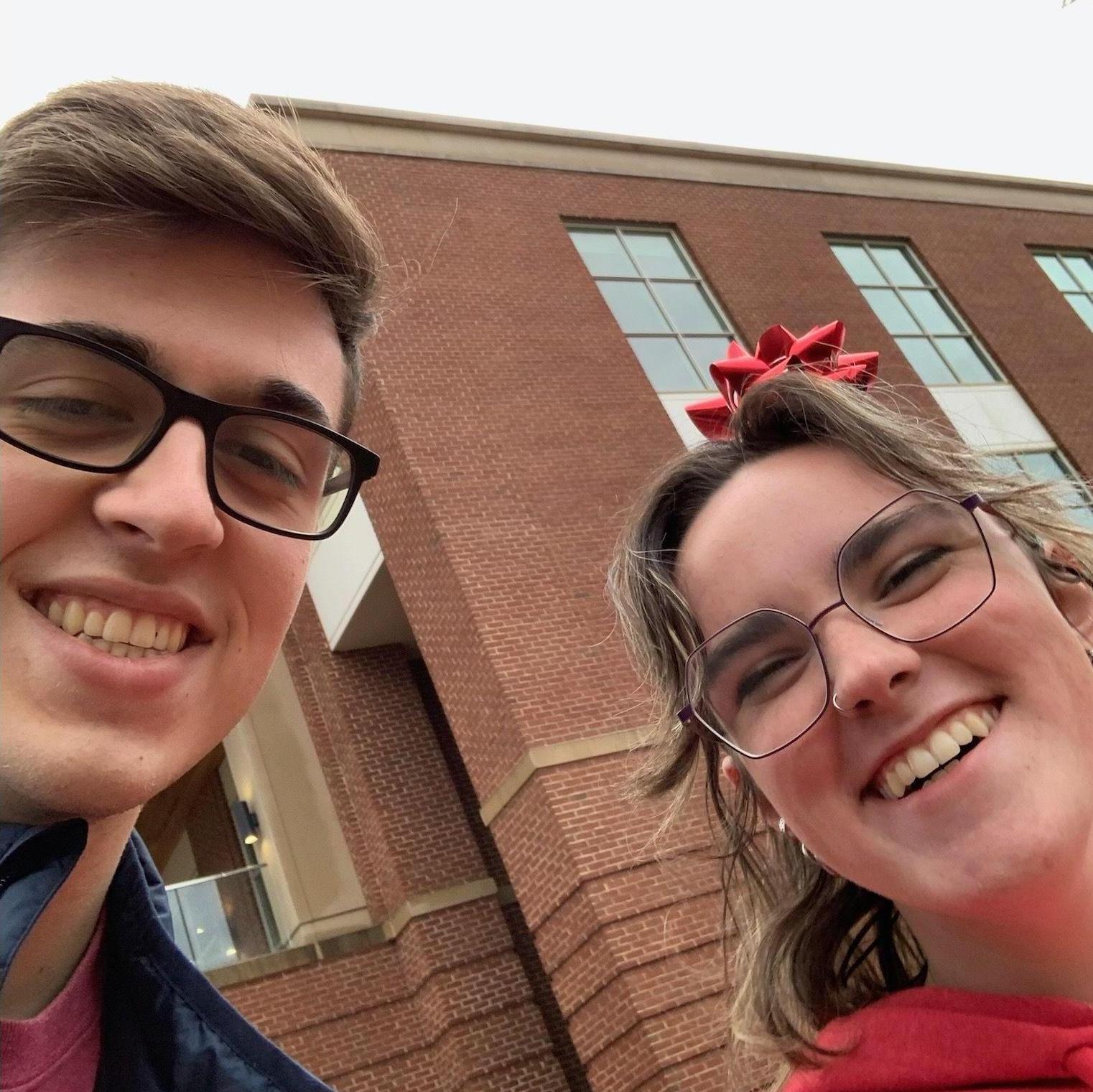 One of our first pictures of just the two of us