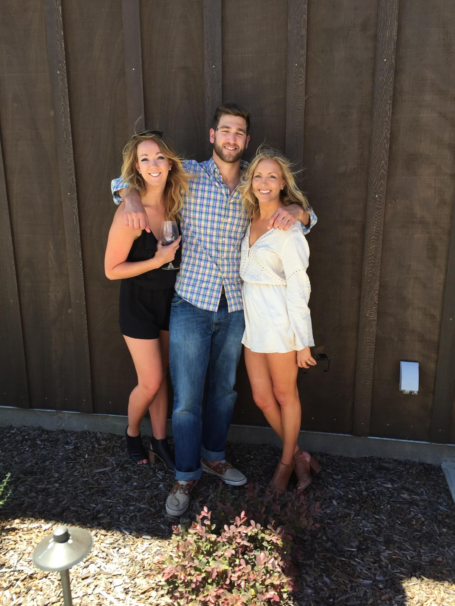 June 2016 - The 3 roomies. Lloyd, Alex and Kelly. Celebrating Alex's 24th birthday