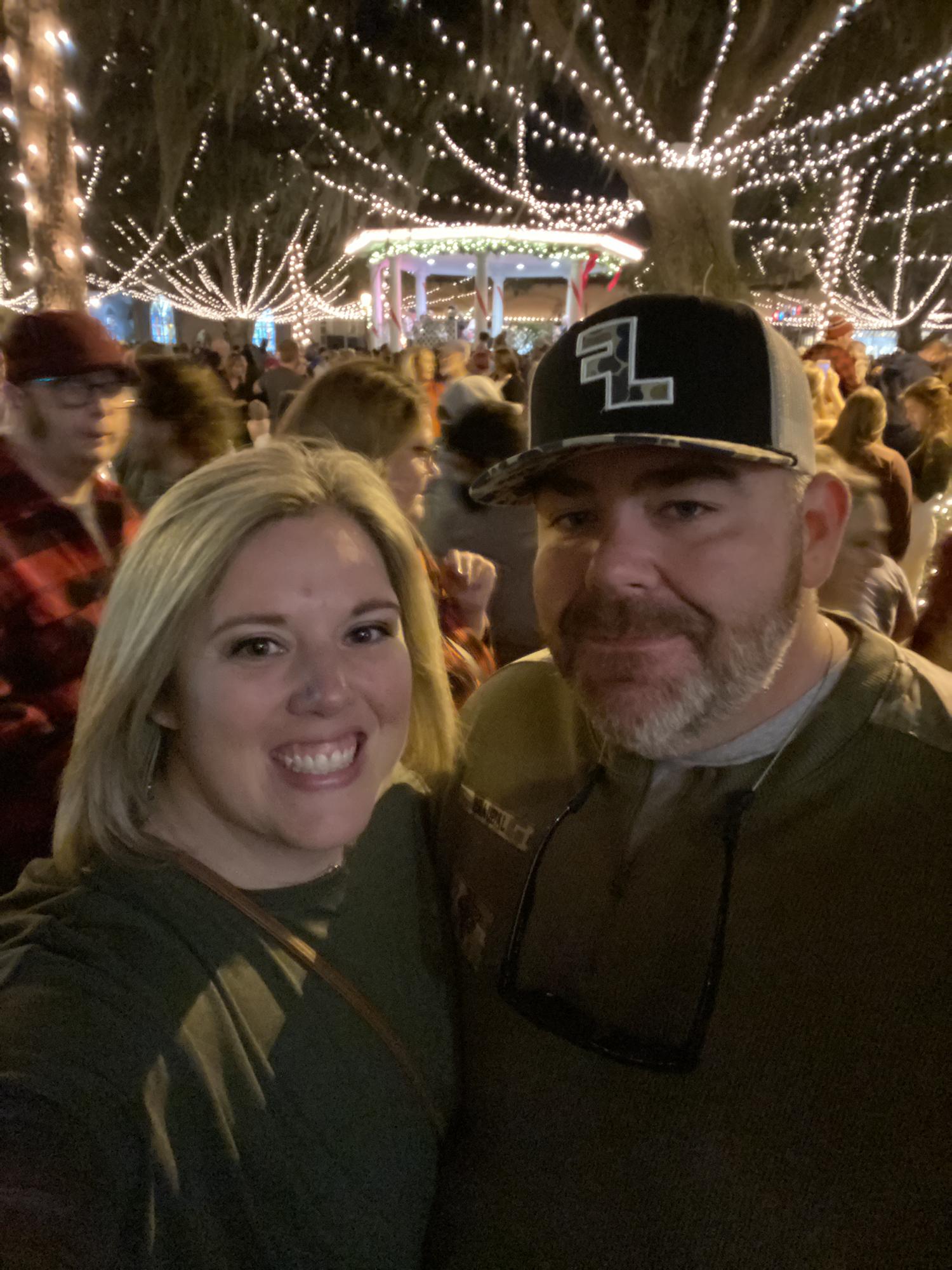 St Augustine Nights of Lights - I thought Kris was going to propose this night..I was wrong..