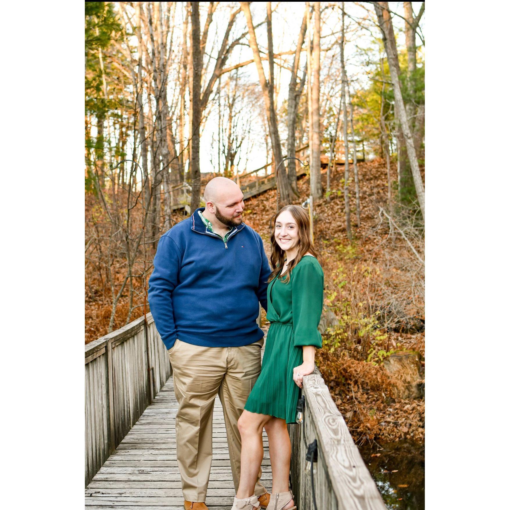 Our good friend, Hallie Scammel, took our engagement photos.