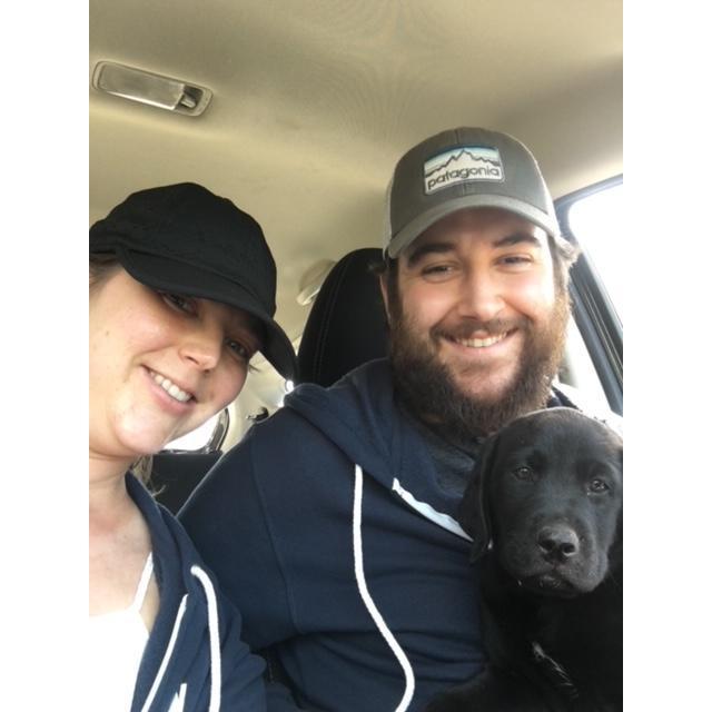 Tucker coming home! First family photo.