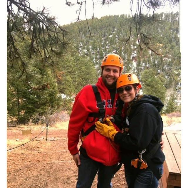 Ziplining in Colorado!