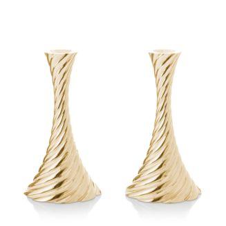 Twist Candleholders, Set of 2