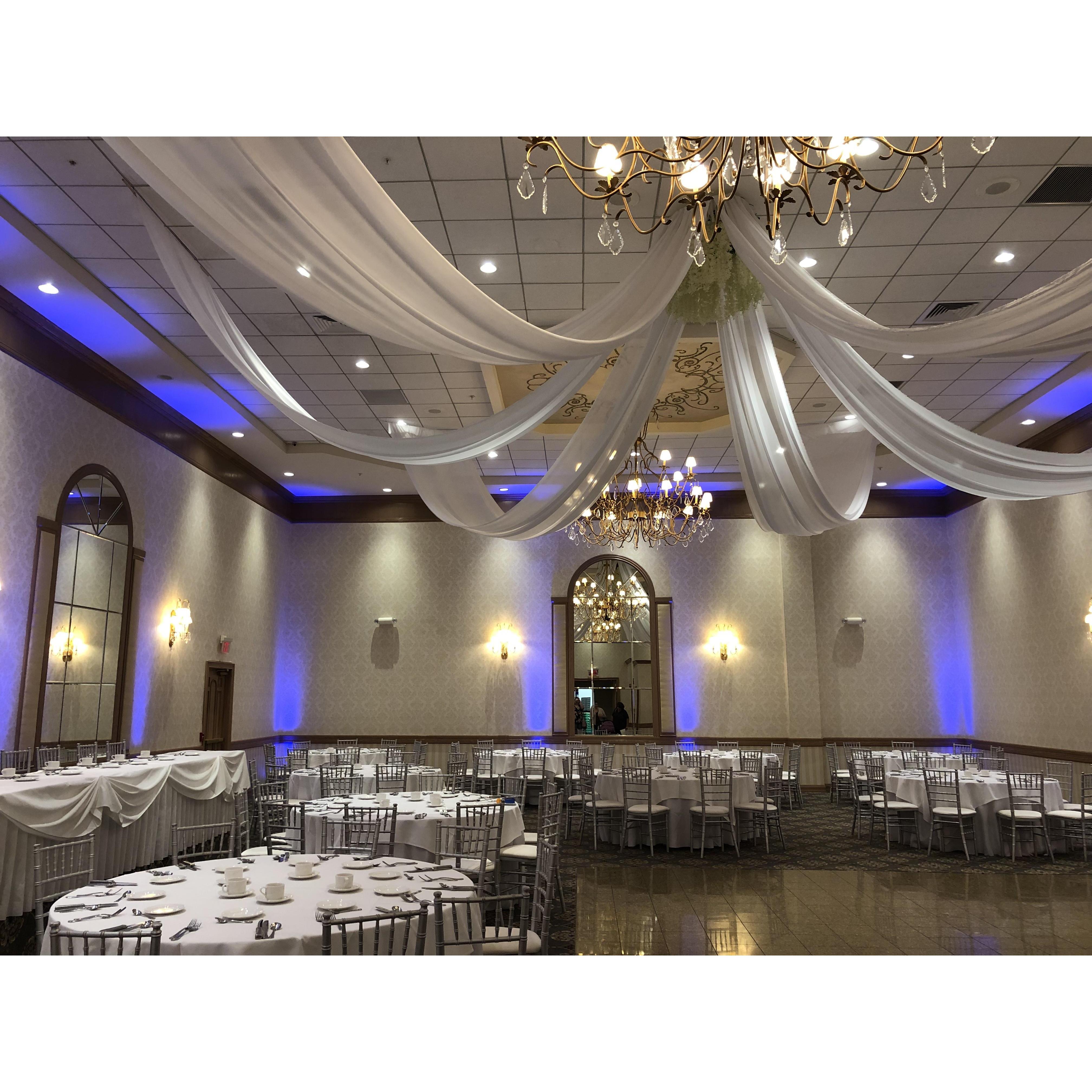 We are getting married at the meridian banquets