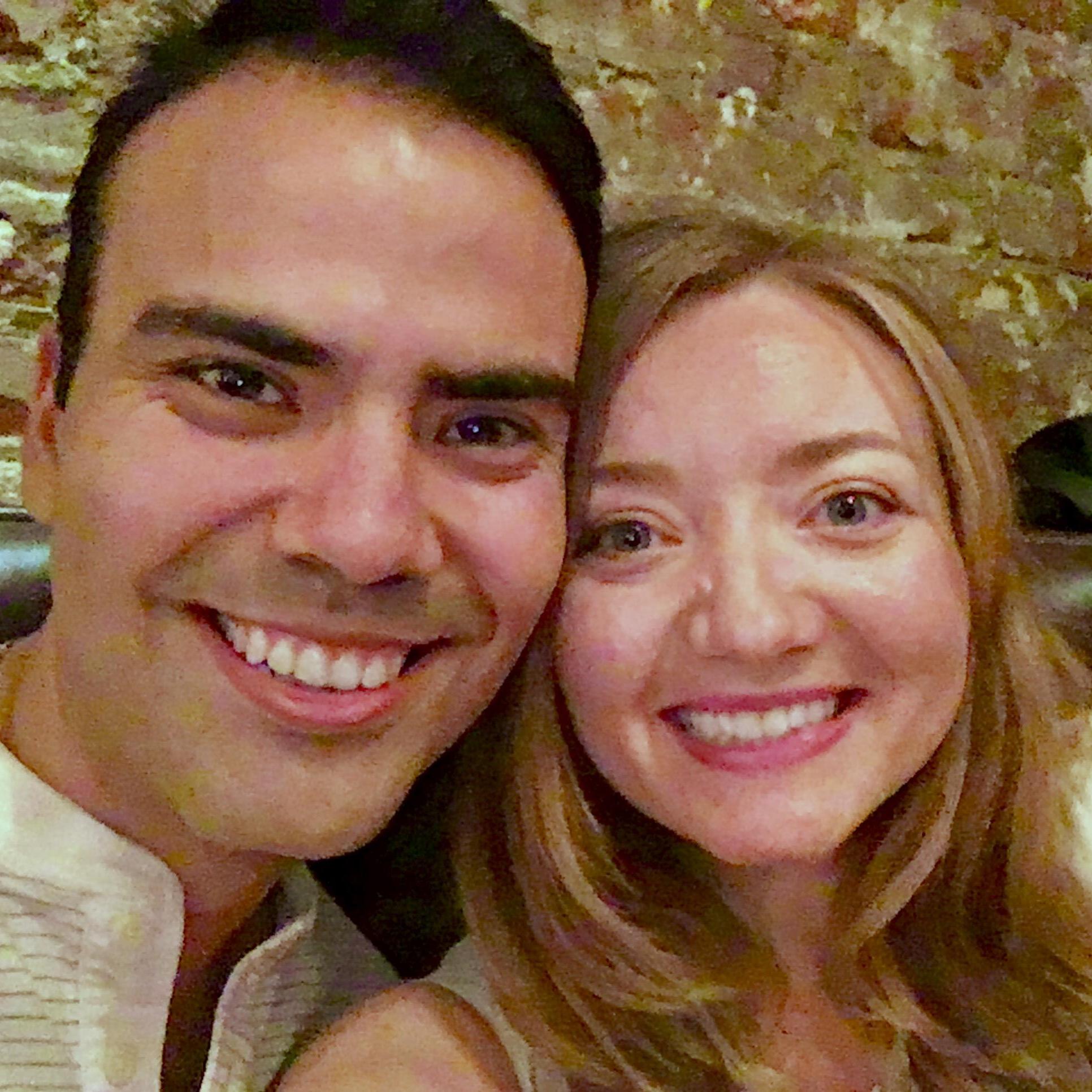 Dinner at our favorite restaurant in Durham, Bar Virgile. Here, Cisco asks Lacy to marry him again and gives her a ring. She says 'Yes' and they document the moment with this photo.