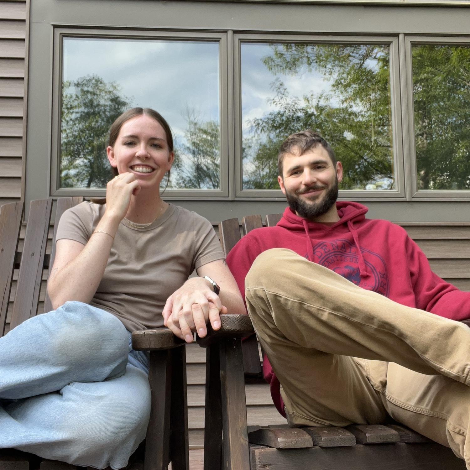 Brad's porch in Minocqua, WI.