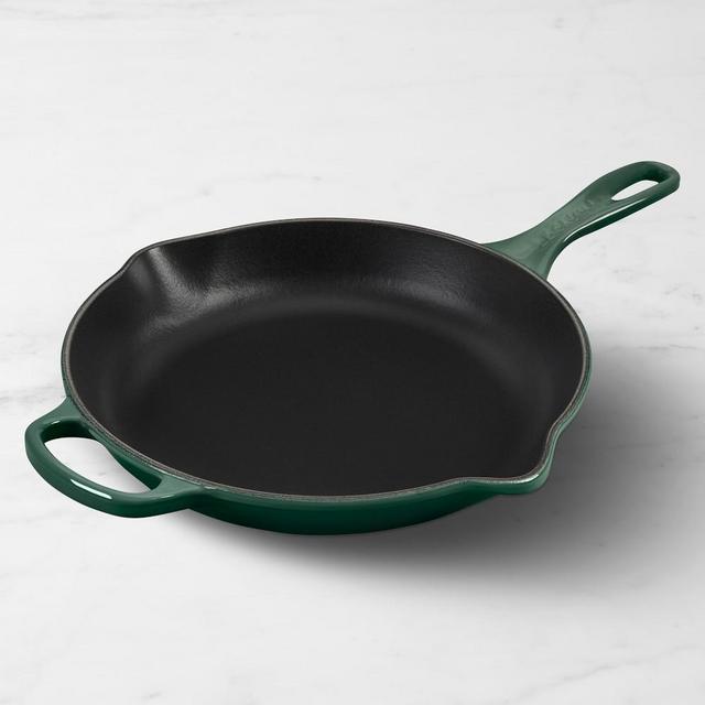 Le Creuset Signature Enameled Cast Iron Skillet Fry Pan, 10 1/4", Artichaut