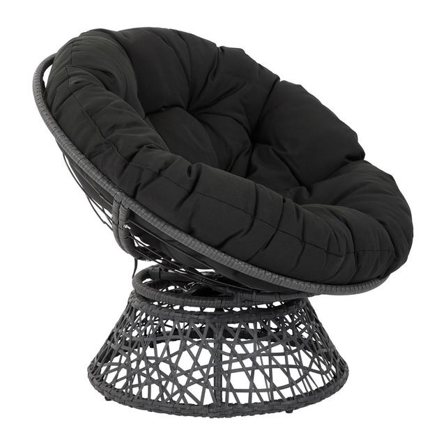 Papasan Chair Black - OSP Home Furnishings
