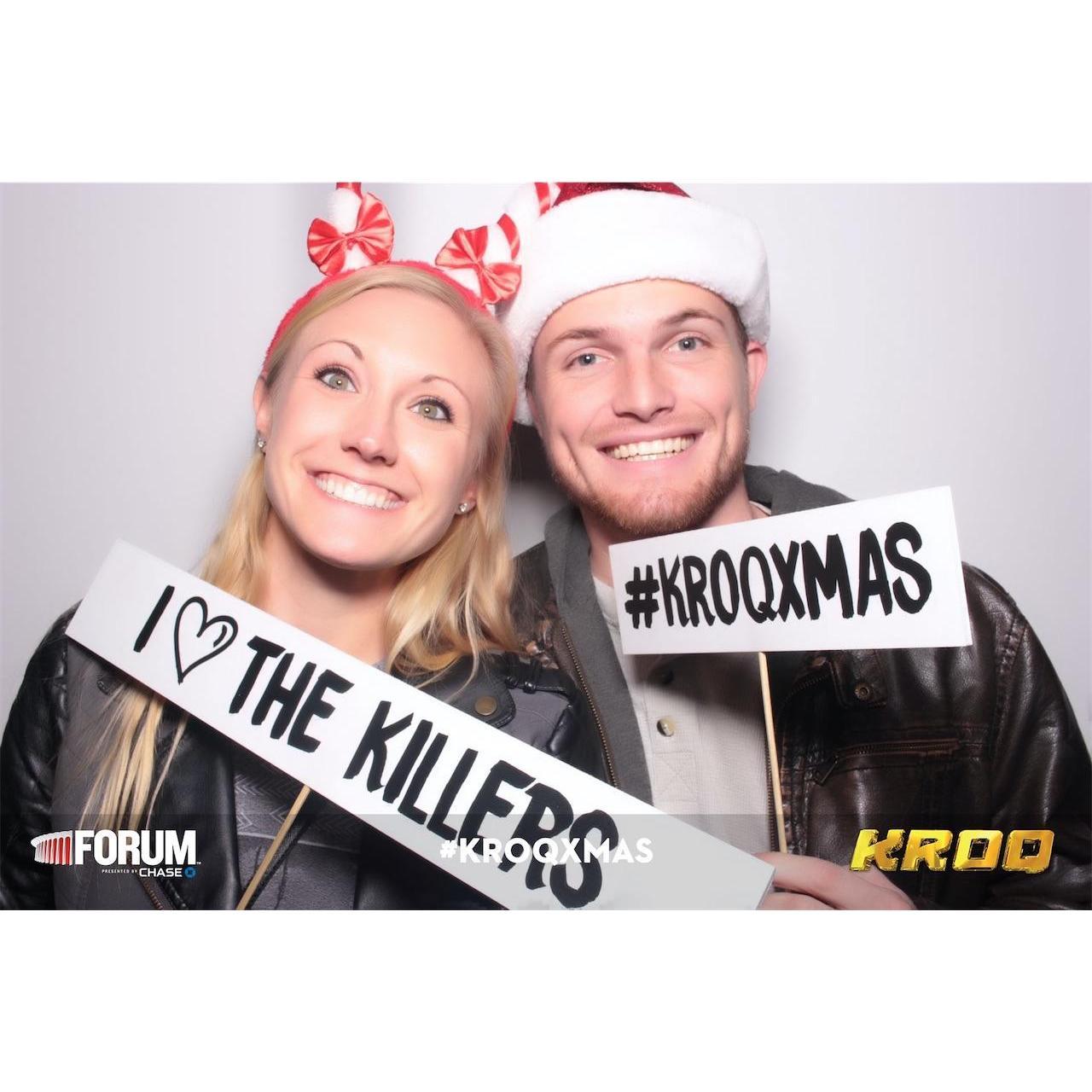 Our first concert together - KROQ's Almost Acoustic Christmas